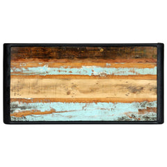 vidaXL Dining Table 118x60x76 cm Solid Reclaimed Wood 4