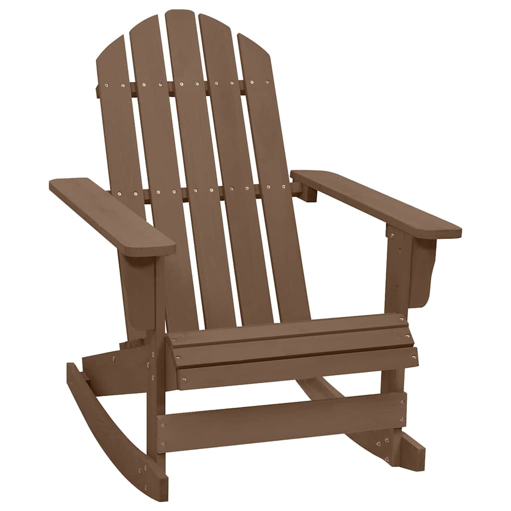 vidaXL Garden Adirondack Rocking Chair Solid Fir Wood