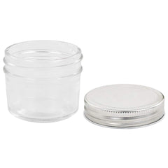 vidaXL Glass Jam Jars with Silver Lids 48 pcs 110 ml 5