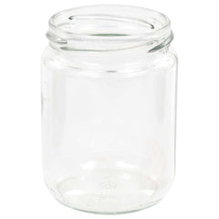 Glass Jam Jars with Lid 230 ml White and red 48
