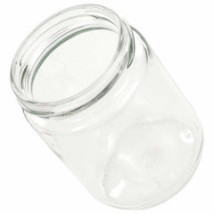 Glass Jam Jars with Lid 230 ml White and red 48