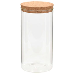 vidaXL Storage Glass Jars with Cork Lid 6 pcs 1400 ml 3