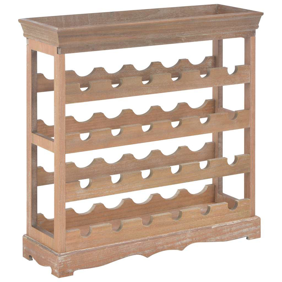 vidaXL Wine Cabinet Brown 70x22.5x70.5 cm MDF 1
