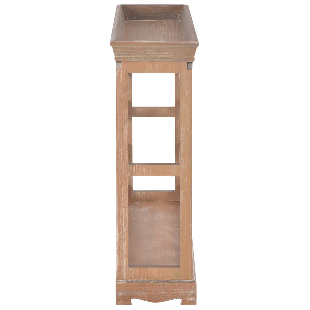 vidaXL Wine Cabinet Brown 70x22.5x70.5 cm MDF 4