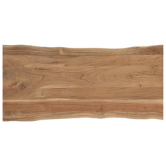 vidaXL Dining Table 120x58x76 cm Solid Acacia Wood 4