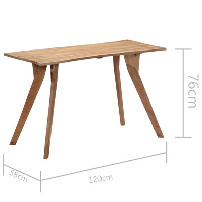 Dining Table 120x58x76 cm Solid Acacia Wood