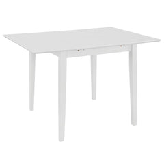 Extendable Dining Table (80-120)x80x74 in White