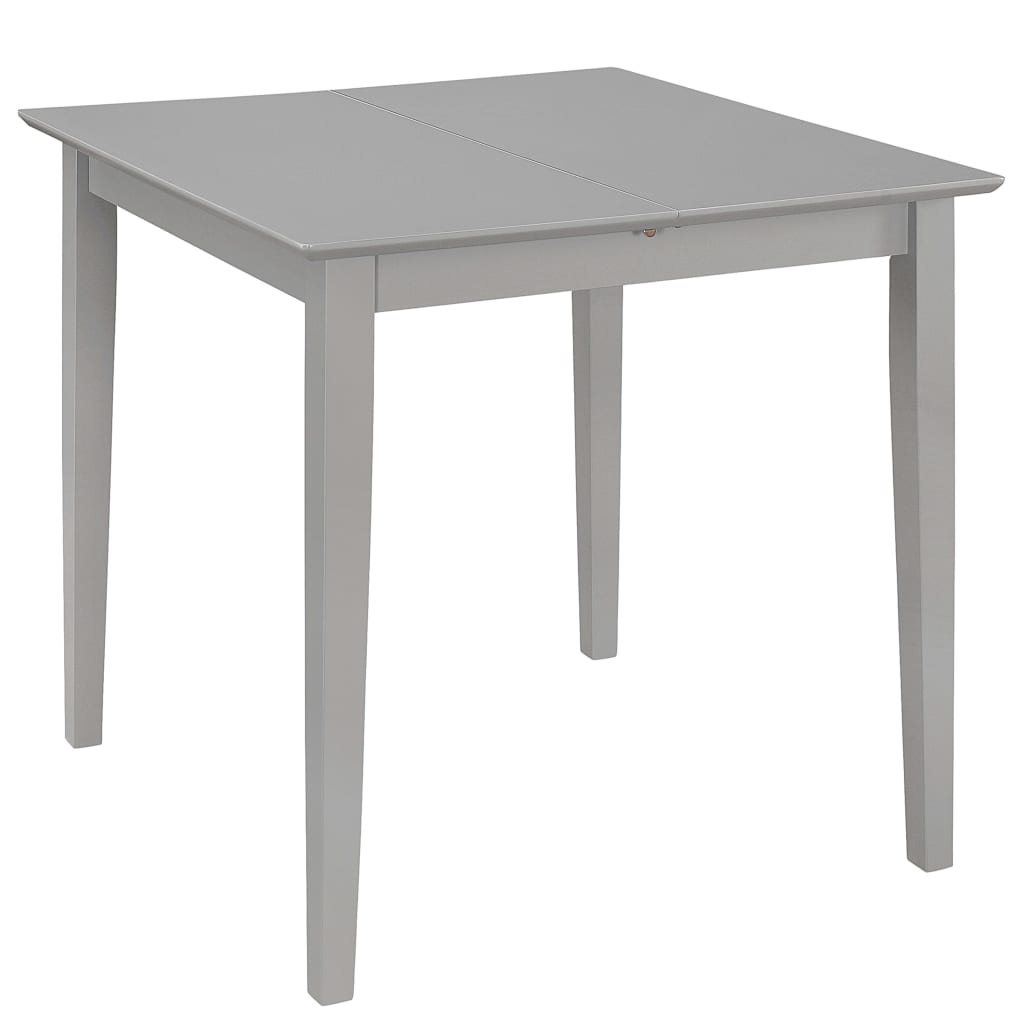 vidaXL Extendable Dining Table Grey (80-120)x80x74 cm MDF 3