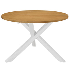 vidaXL Dining Table White 120x75 cm MDF 1