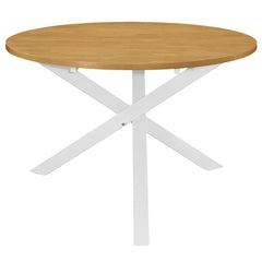 vidaXL Dining Table White 120x75 cm MDF 2