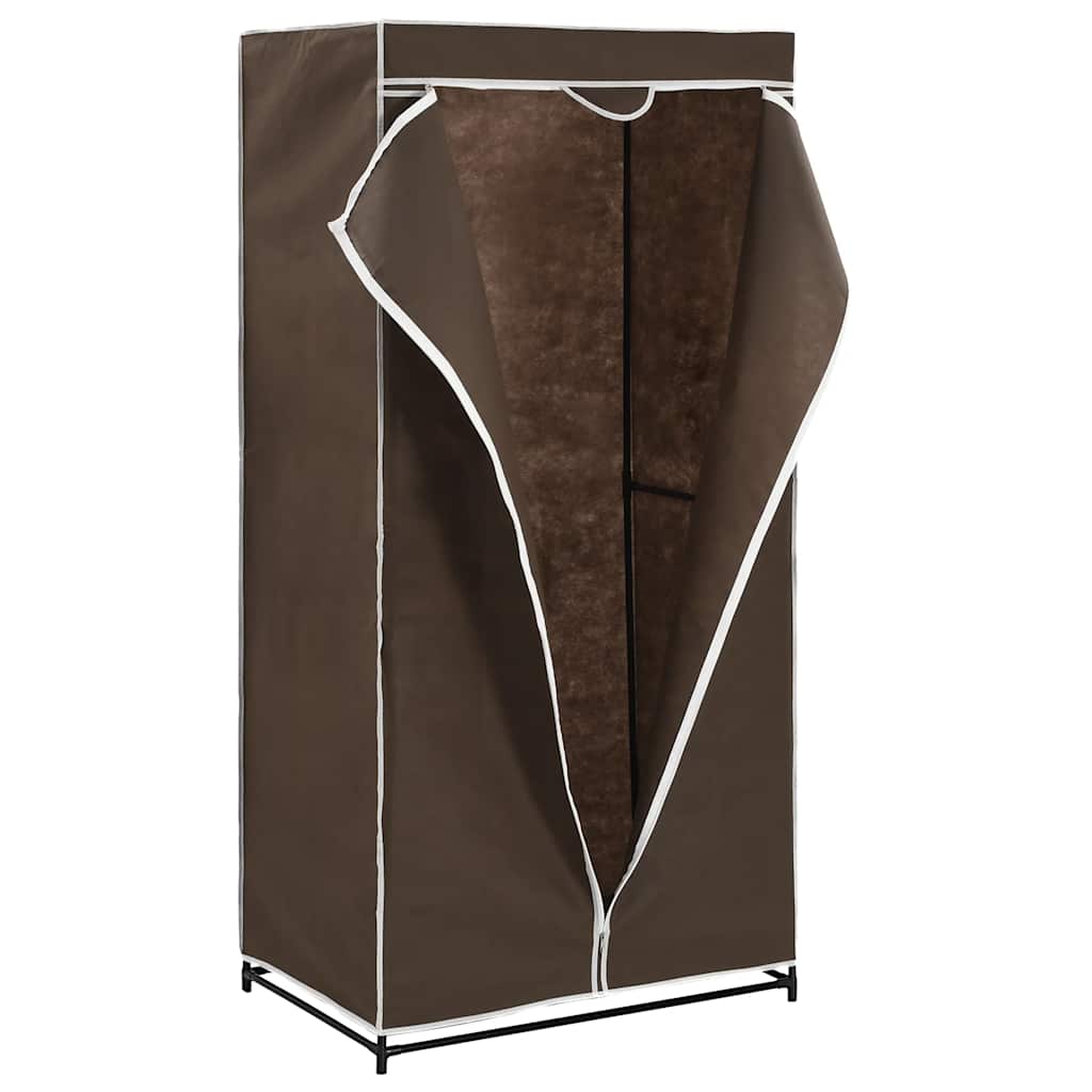282442 vidaXL Wardrobes 2 pcs Brown 75x50x160 cm 4