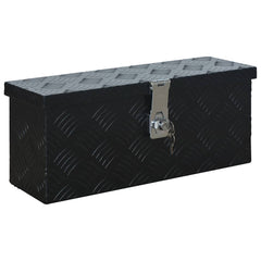 144845 vidaXL Aluminium Box 485x140x200 mm Black 2