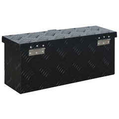 144845 vidaXL Aluminium Box 485x140x200 mm Black 4