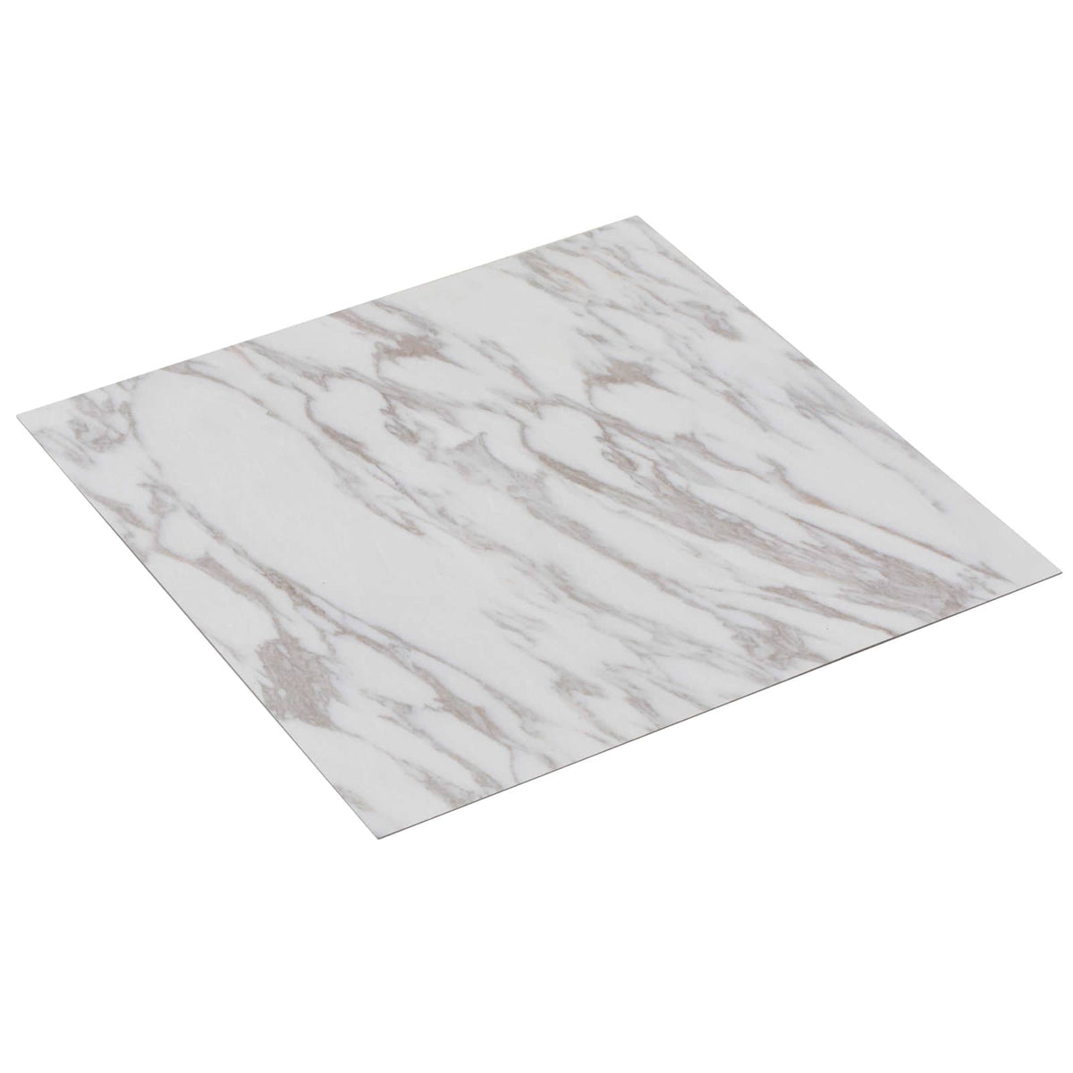 Flooring Planks 5.11 m² 55 pcs PVC Taupe–Wood structure grey White marble