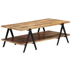 248094 vidaXL Coffee Table 115x60x40 cm Solid Mango Wood 1