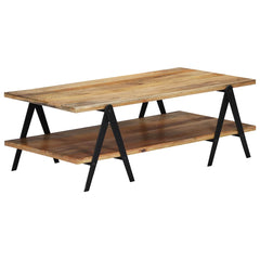 248094 vidaXL Coffee Table 115x60x40 cm Solid Mango Wood 4