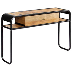 Console Table 118x30x75 cm Solid Mango Wood Brown