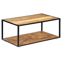 248104 vidaXL Coffee Table 90x50x40 cm Solid Reclaimed Wood 1
