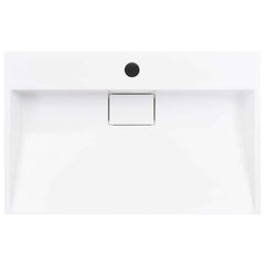 Wash Basin Mineral Cast/Marble Cast White Standard 60 cm 11 cm 38 cm