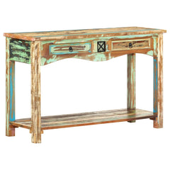 247925 vidaXL Console Table 120x40x75 cm Solid Reclaimed Wood 1