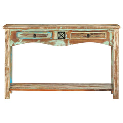 247925 vidaXL Console Table 120x40x75 cm Solid Reclaimed Wood 2