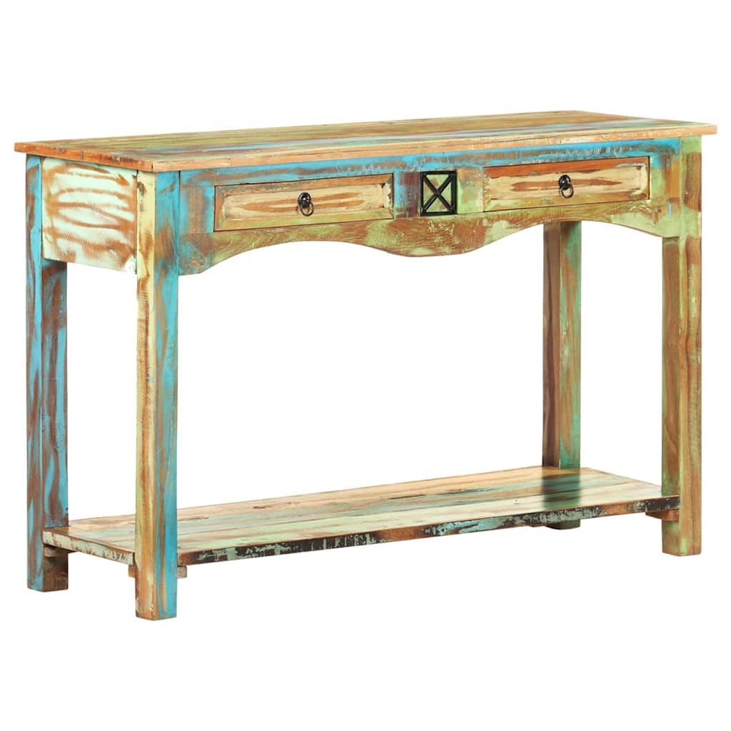 247925 vidaXL Console Table 120x40x75 cm Solid Reclaimed Wood 4