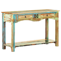 247925 vidaXL Console Table 120x40x75 cm Solid Reclaimed Wood 4