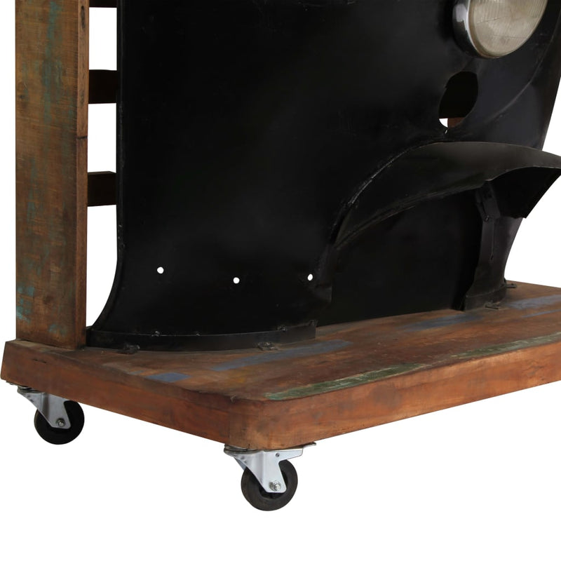 Rickshaw Wine Cabinet 100x60x172 cm Solid Reclaimed Wood