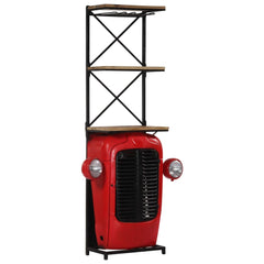 vidaXL Tractor Wine Cabinet 49x31x172 cm Solid Mango Wood 1