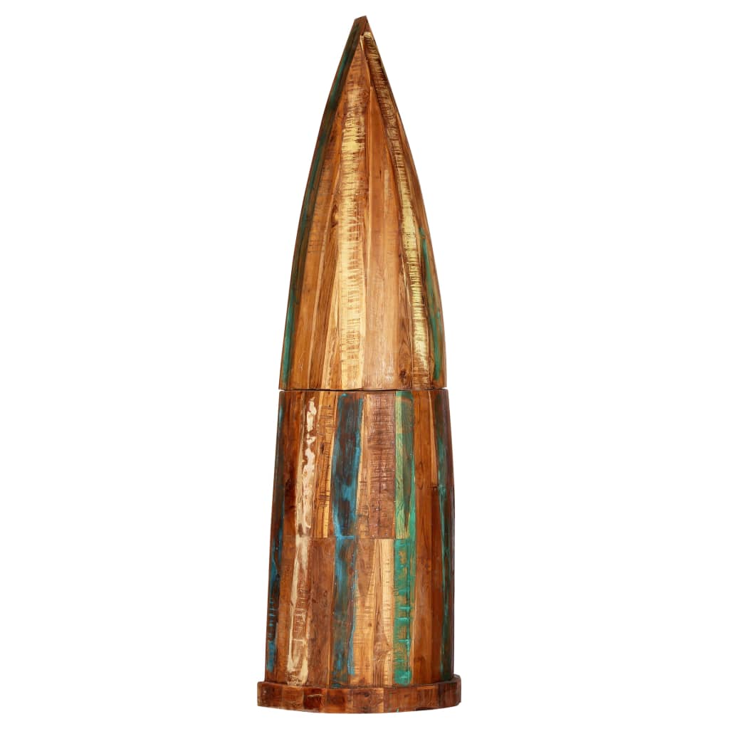 vidaXL Wine Rack 50x40x180 cm Solid Reclaimed Wood 2