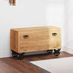 vidaXL Shoe Cabinet | Natural Mango Wood | Solid Mango Wood | Medium 1