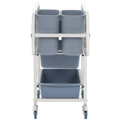 50918 vidaXL Kitchen Cart with Plastic Containers 82x43,5x93 cm 3