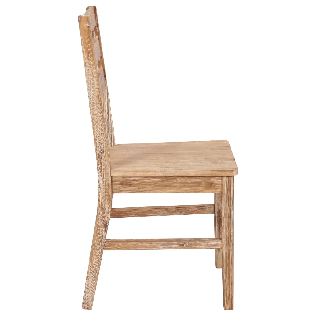 vidaXL Dining Chairs 6 pcs Solid Acacia Wood 4