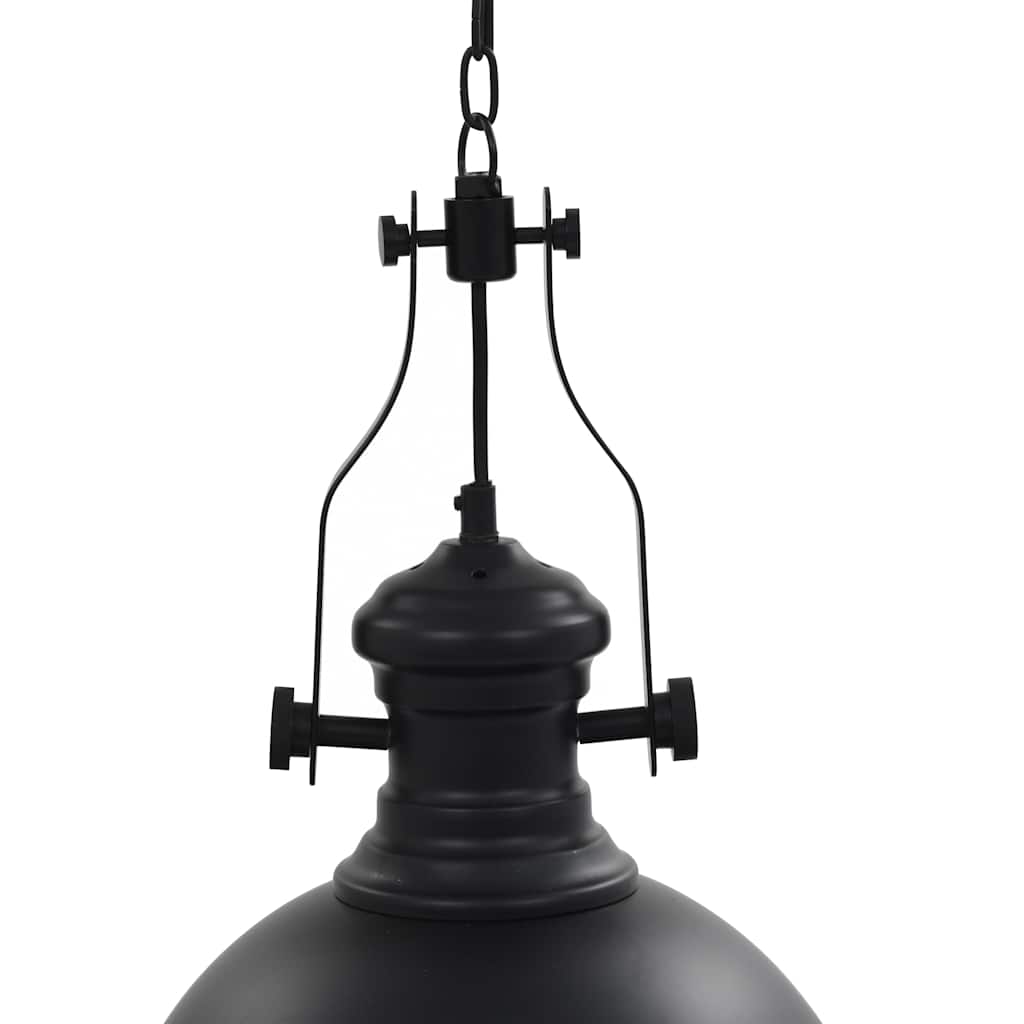 Ceiling Lamp Round E27 Black