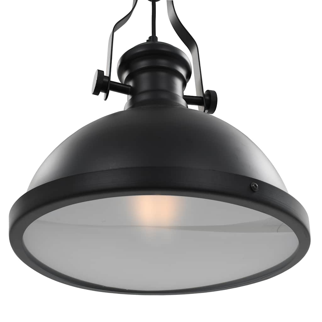 Ceiling Lamp Round E27 Black