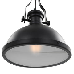 Ceiling Lamp Round E27 Black