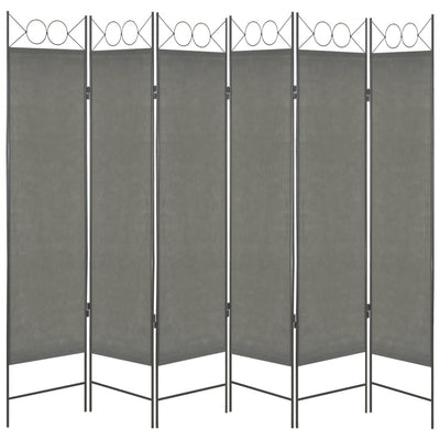 6-Panel Room Divider Anthracite 240x180 cm