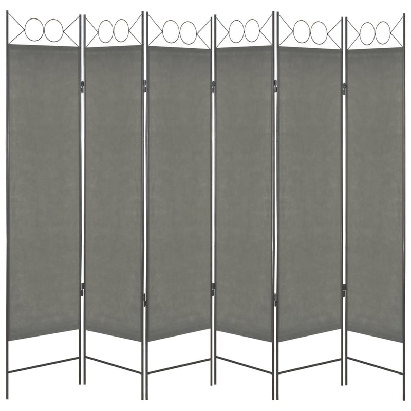 6-Panel Room Divider Anthracite 240x180 cm