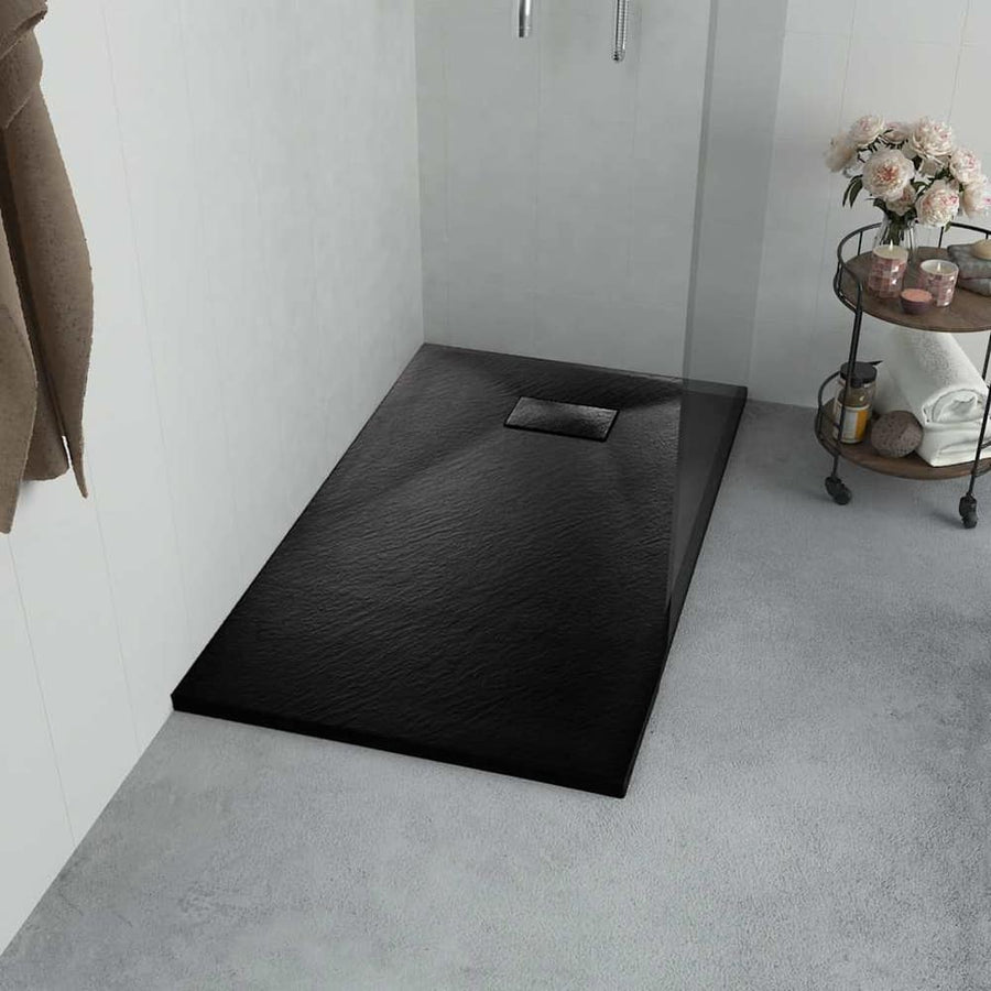 Shower Base Tray SMC Black