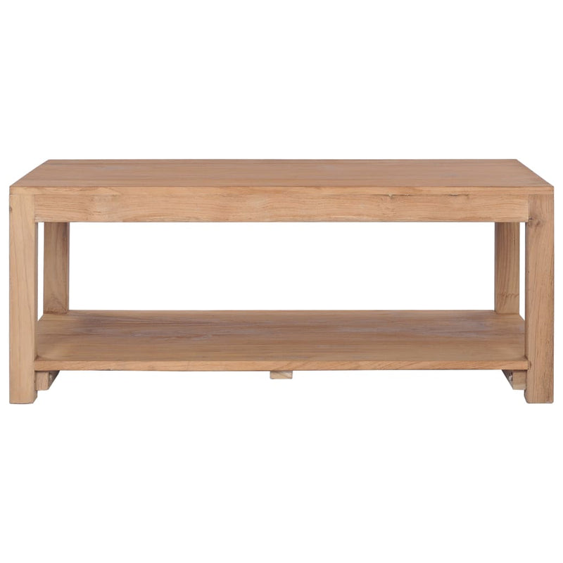 Coffee Table 100x50x40 cm Solid Teak Wood