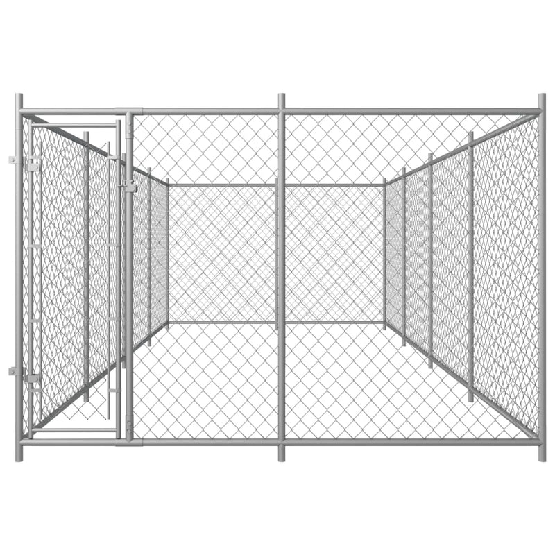 Outdoor Dog Kennel 8x4x2 m