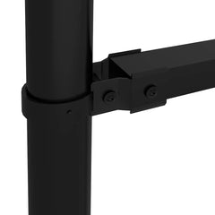 vidaXL Garden Fence "Woerden" with Spear Top Steel 170x75 cm Black 3