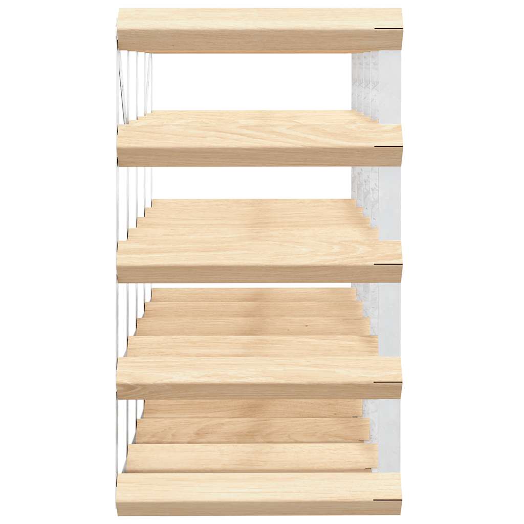 vidaXL Wine Rack for 20 Bottles Solid Pinewood 6