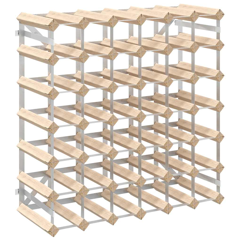 Wine Rack for Bottles Solid Pinewood