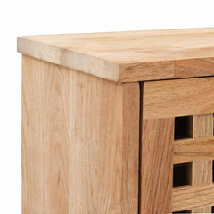 vidaXL Shoe Organiser | Natural | Solid walnut wood | Medium | Storage 6