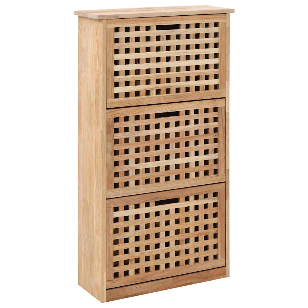 vidaXL Shoe Organiser | Natural | Solid walnut wood and plywood | Medium 1