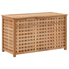 Laundry Bin Solid Walnut Wood 77.5 cm 46.5 cm 37.5 cm