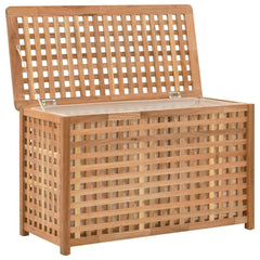 Laundry Bin Solid Walnut Wood 77.5 cm 46.5 cm 37.5 cm