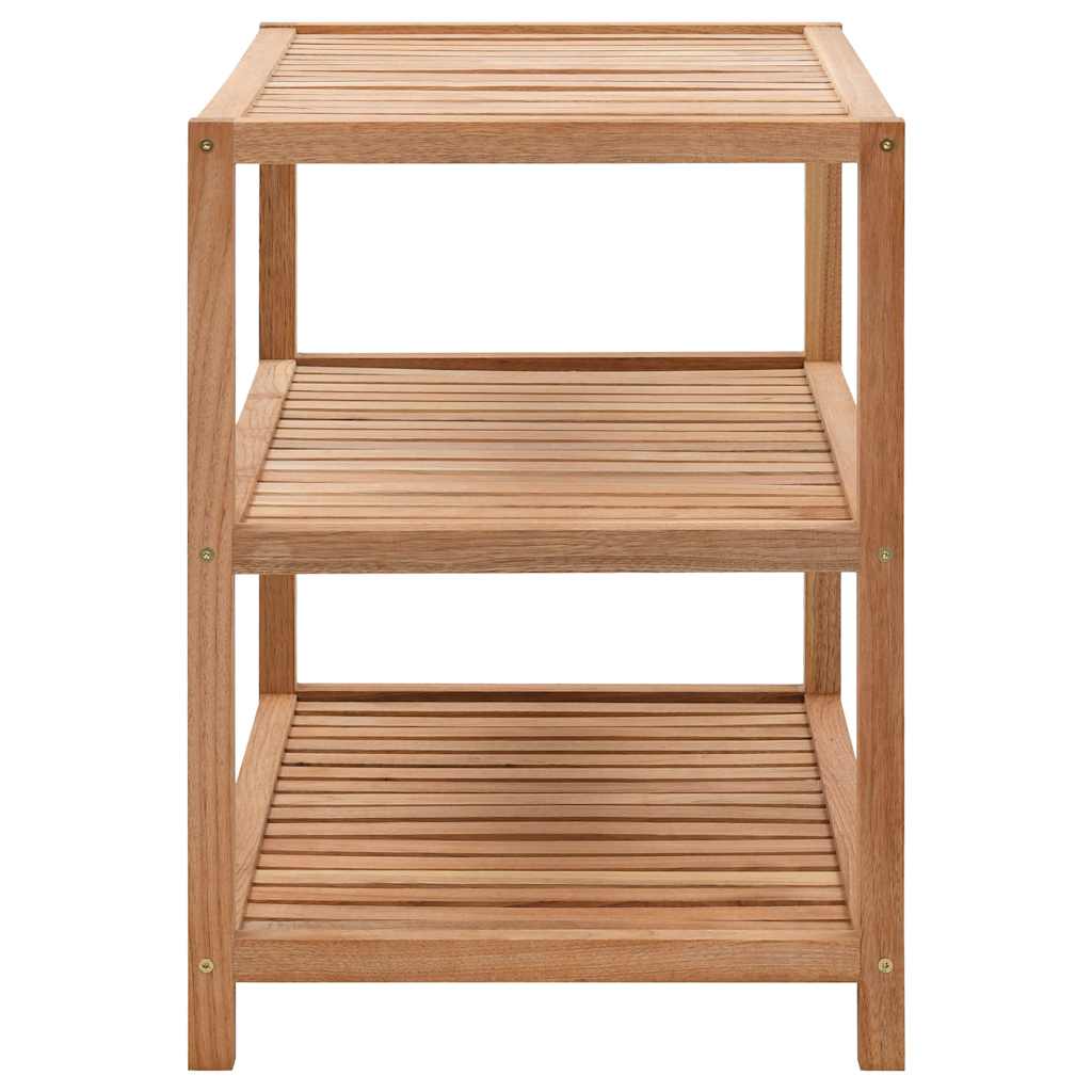 247606 vidaXL Bathroom Shelf Solid Walnut Wood 65x40x55 cm 3