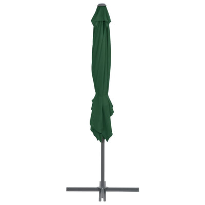 Outdoor Umbrella with Portable Base Green